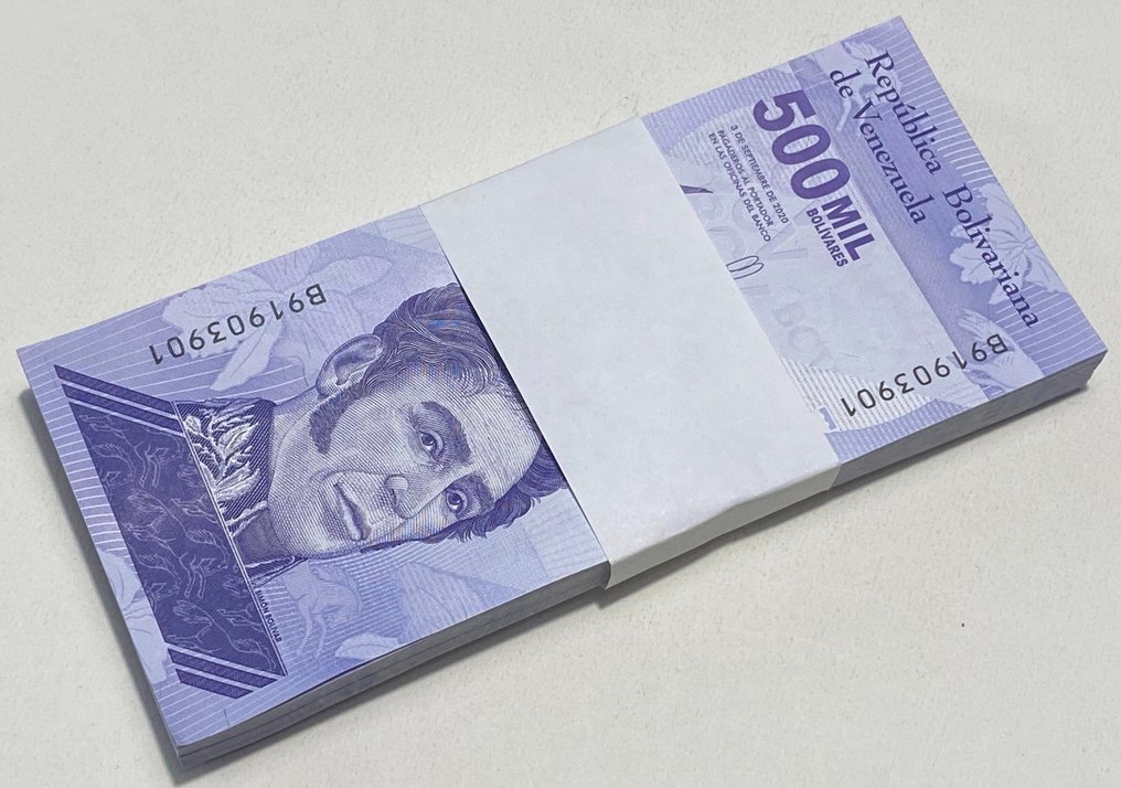 Βενεζουέλα. - 100 x 500 000 Bolívares - 2020 - Pick 113  (χωρίς τιμή ασφαλείας) #1.0