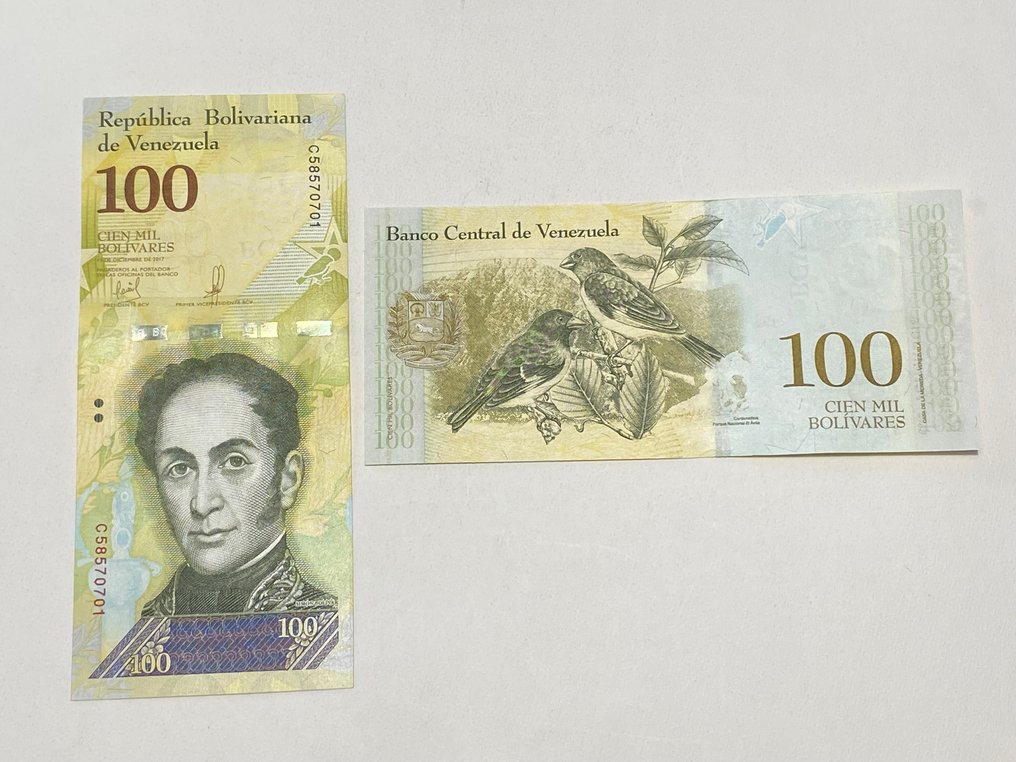 Βενεζουέλα. - 100 x 100 000 Bolívares - 2017 - Pick 100 (χωρίς τιμή ασφαλείας) #4.3