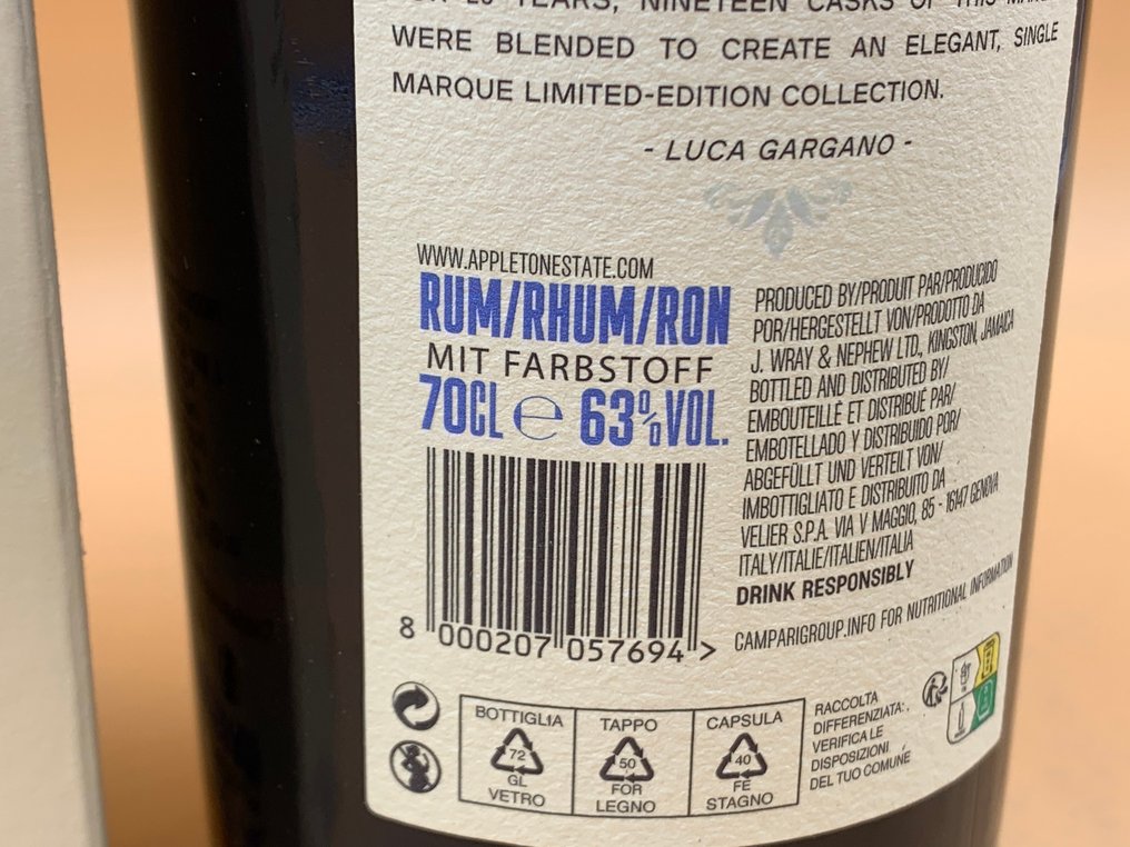 Appleton 1998 25 years old Velier - Hearts Collection - b. 2023 - 70cl #3.2