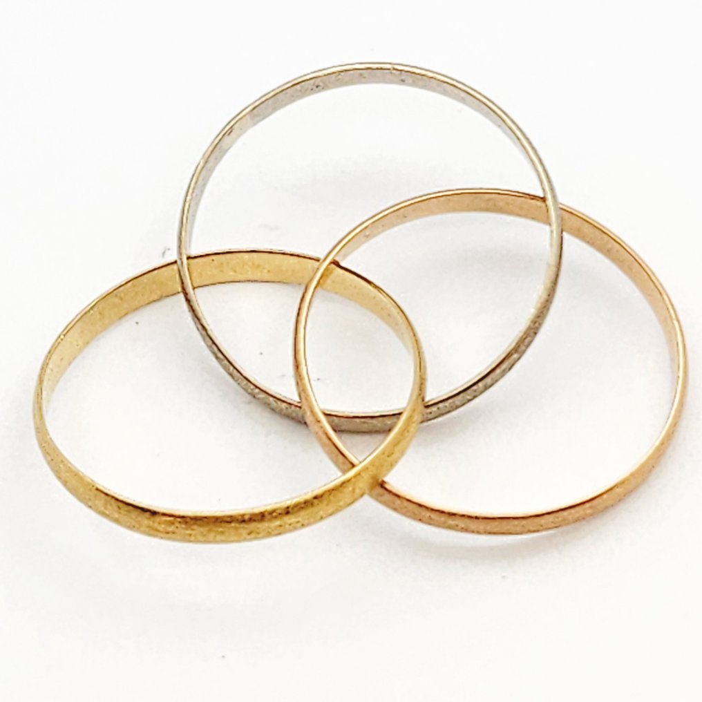 Anillo - 18 quilates Oro amarillo, Oro blanco, Oro rosa #1.0