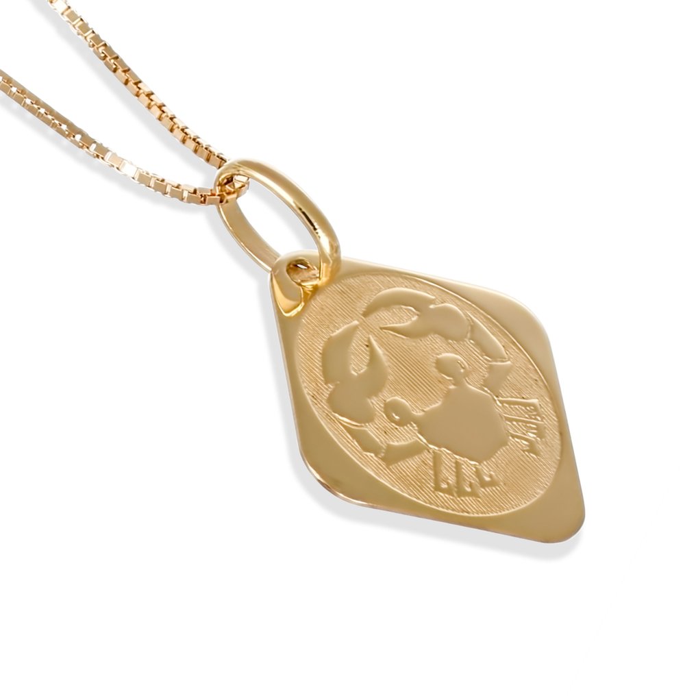 Collier avec pendentif - 18 carats Or jaune #1.0