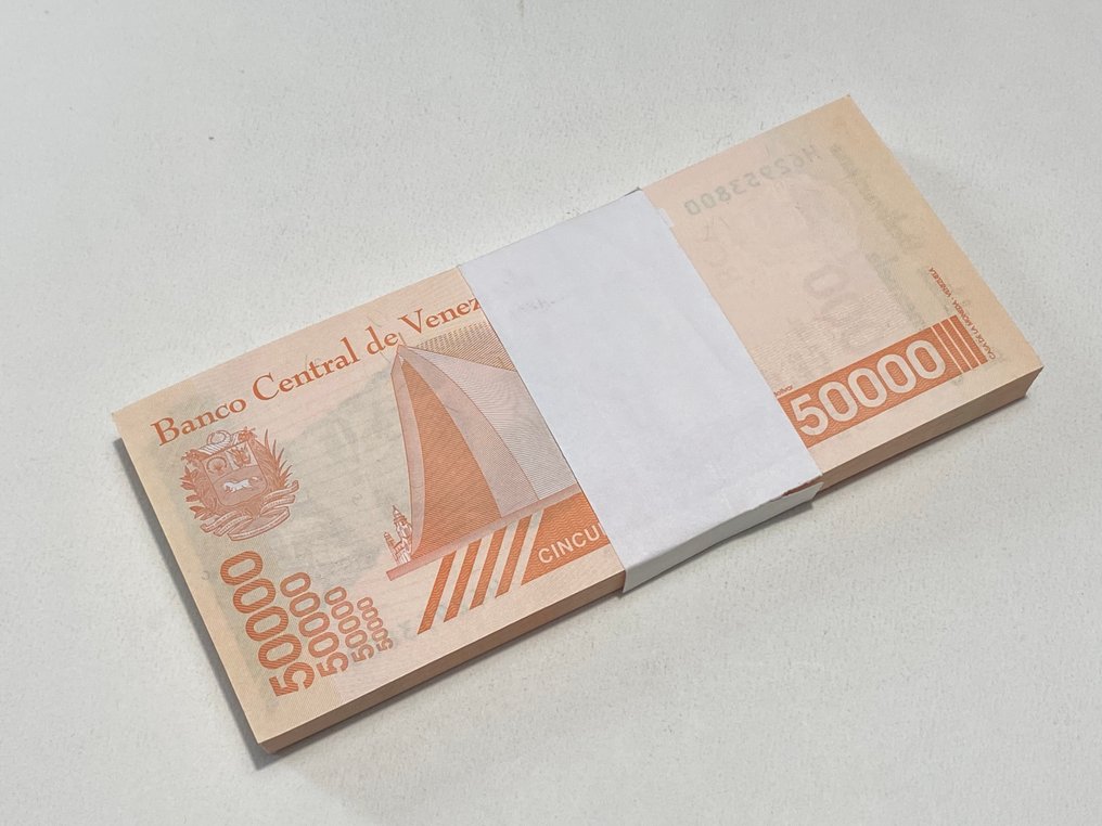 Βενεζουέλα. - 100 x 50 000 Bolívares - 2019 - Pick 111 (χωρίς τιμή ασφαλείας) #3.2