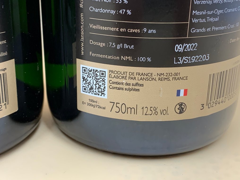 2013 Lanson, Le Vintage - Champagne Brut - 3 Bottles (0.75L) #4.3