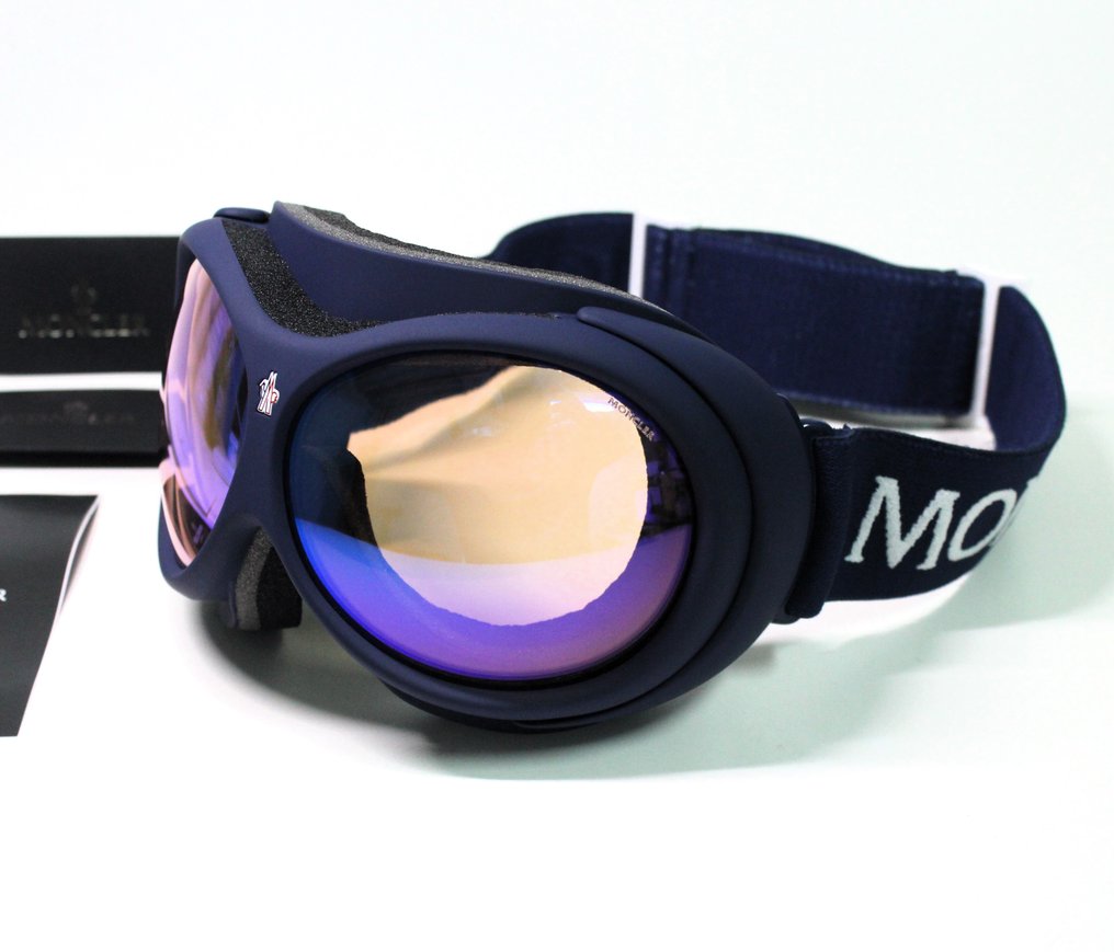 Moncler - Skibrille Schneebrille ML0130 91X - blau - photochromatisch - Solbriller #4.3