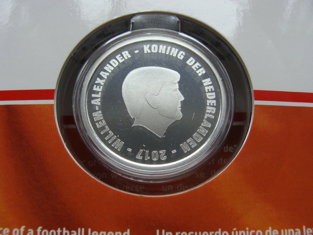 Netherlands. 5 Euro 2017 "Johan Cruijff" Proof (2x)  (No Reserve Price) #4.3
