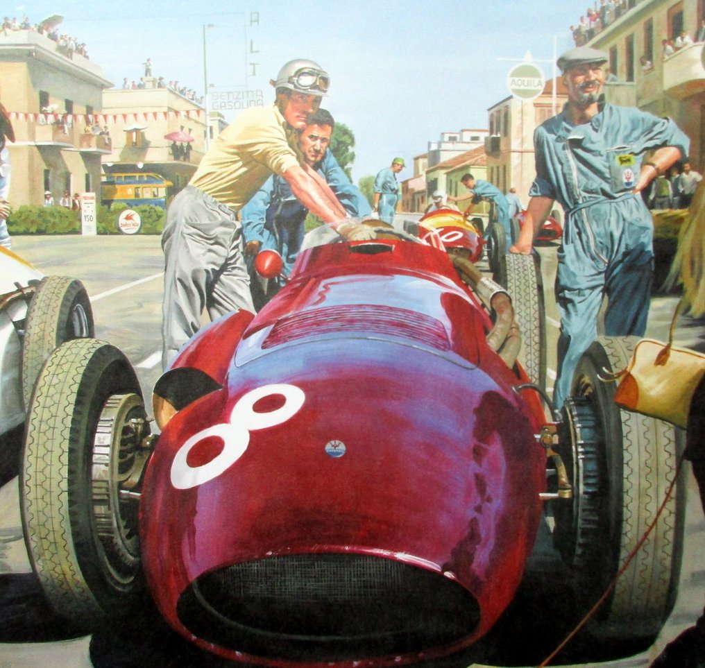 Grand Prix Pescara 1957 - "La Dolce Vita" By Benjamin Freudenthal - Maserati #4.3