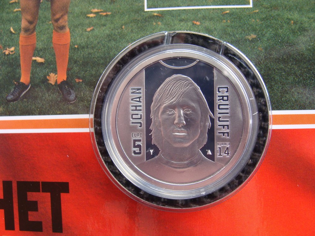 Netherlands. 5 Euro 2017 "Johan Cruijff" Proof (2x)  (No Reserve Price) #3.2
