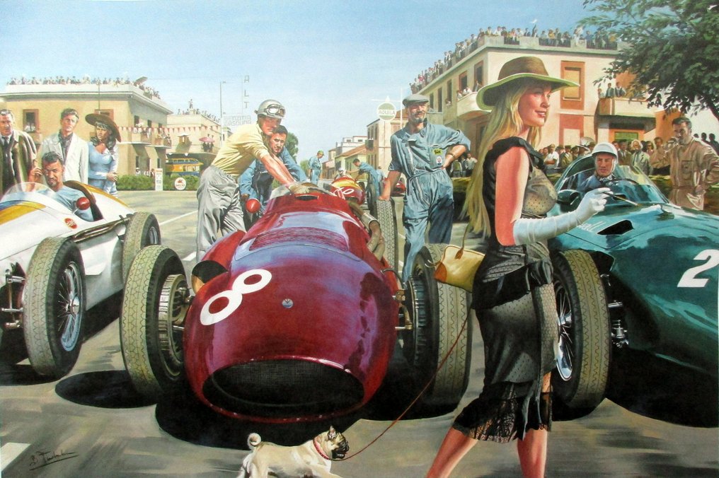 Grand Prix Pescara 1957 - "La Dolce Vita" By Benjamin Freudenthal - Maserati #1.0