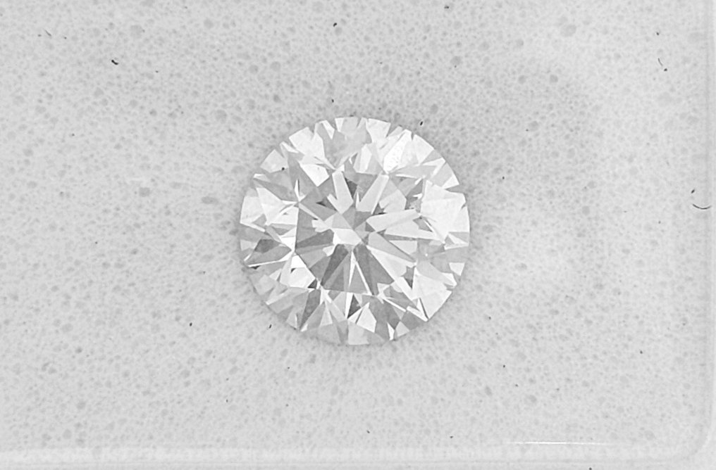 1 pcs Diamante (Naturale) - 1.05 ct - Rotondo - F - SI1 - Gemewizard Gemological Laboratory (GWLab) #1.0