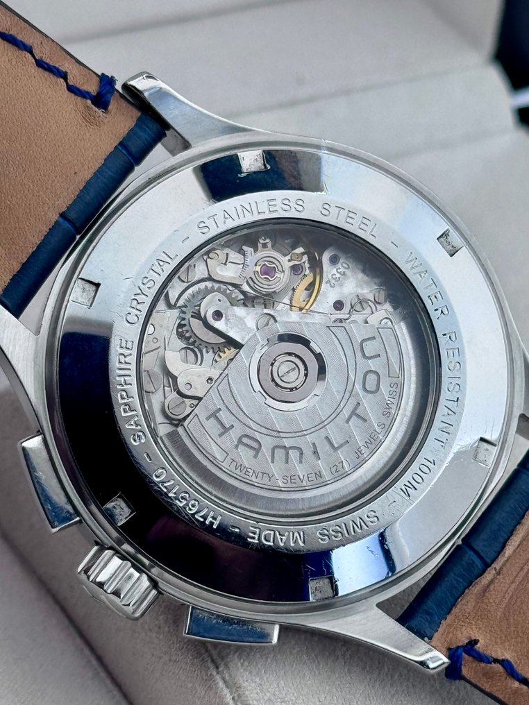 Hamilton Khaki Aviator Chronometer Chronograph Limited Edition Blue H765170 Men 2011 present auction online Catawiki