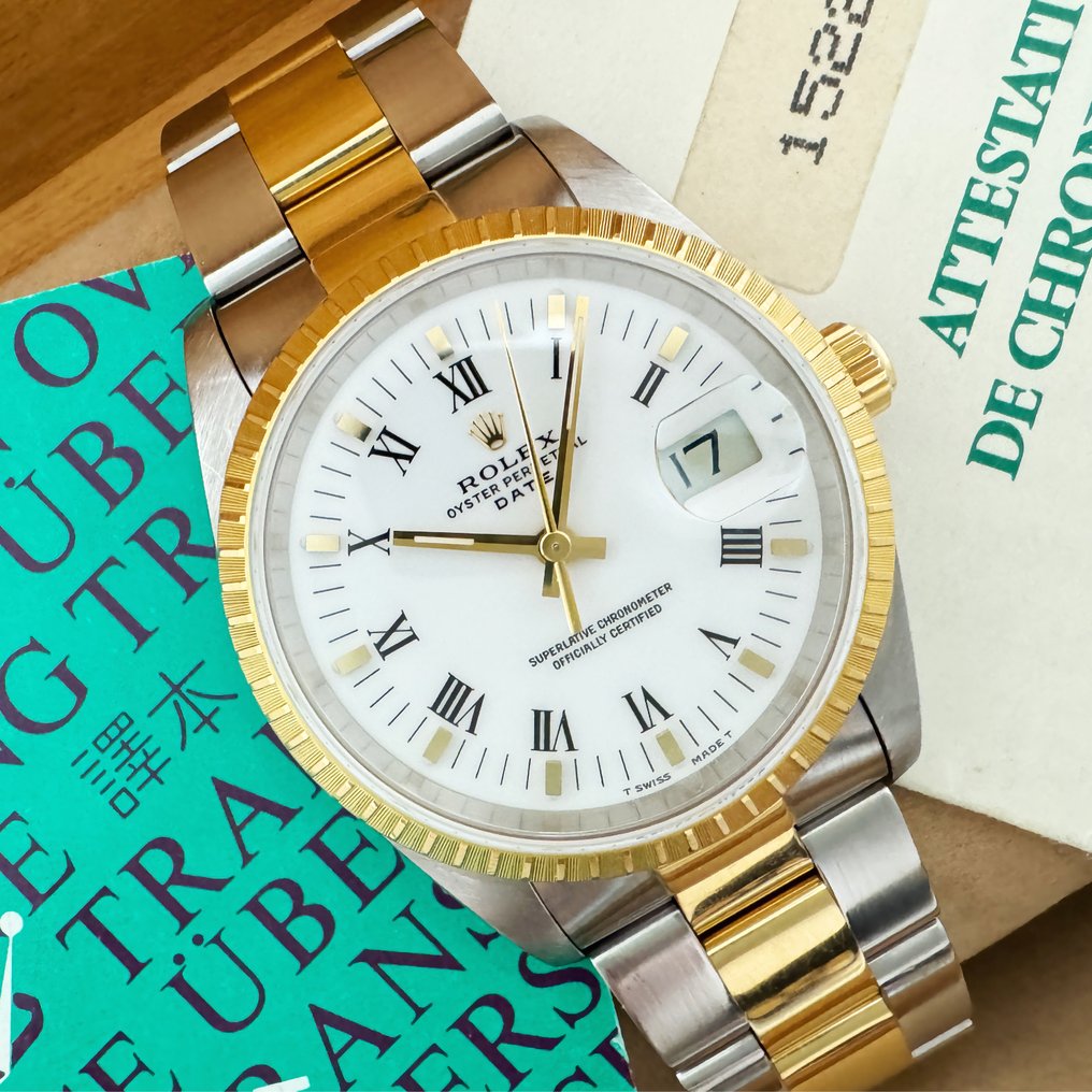 Rolex Oyster Perpetual Date 34 15223 Men 1992 auction online Catawiki