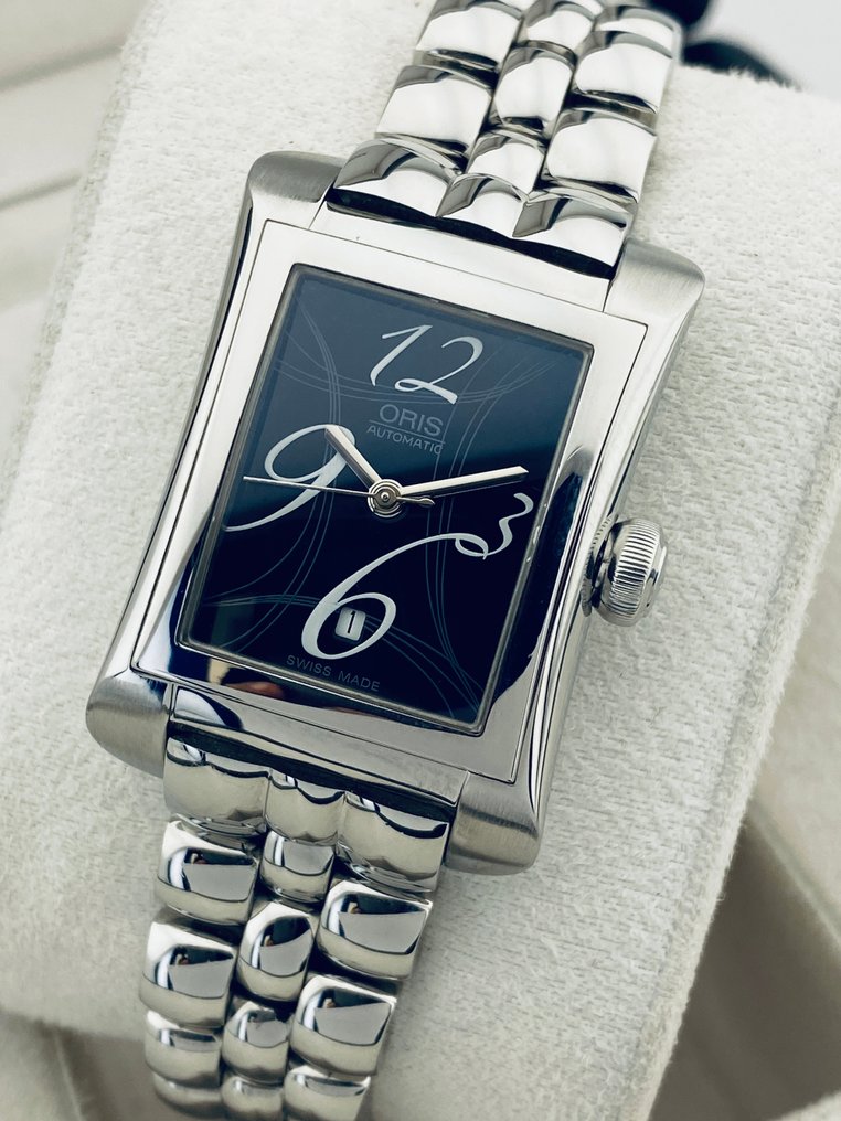 Oris rectangular date automatic top