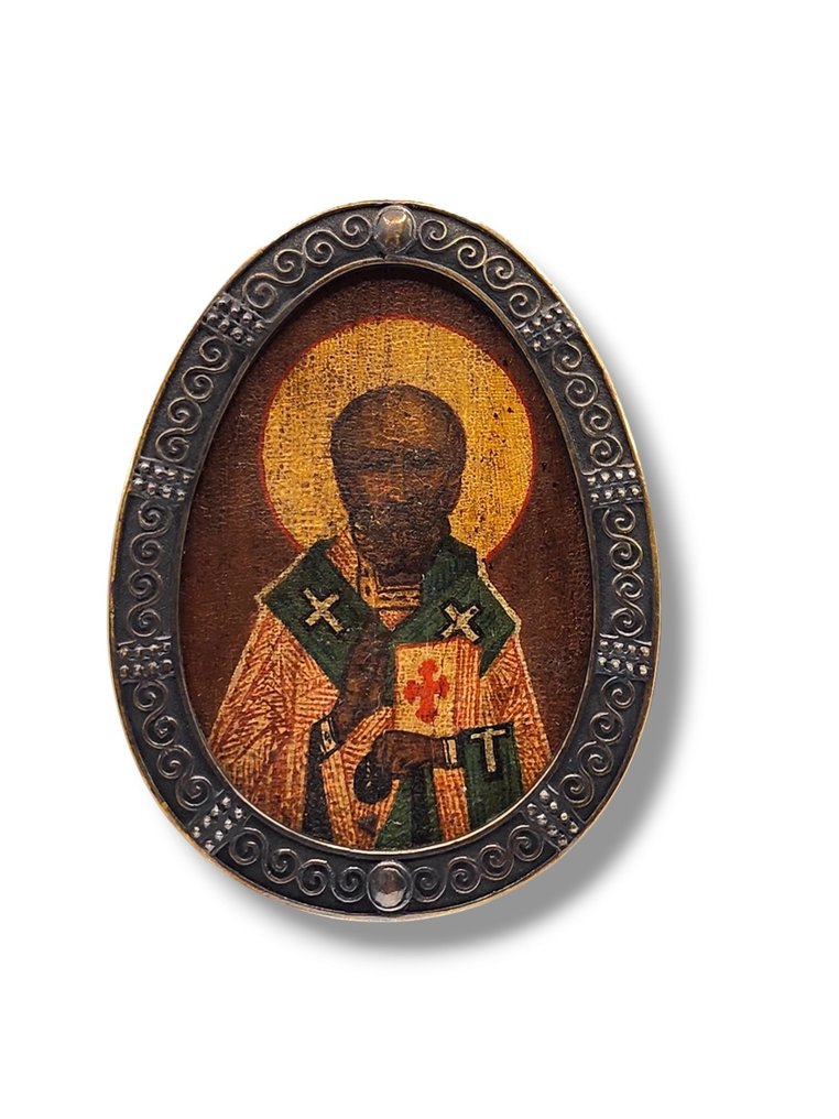 Εικόνα - Νικόλαος ο Θαυματουργός - .875 (84 Zolotniki) silver #1.0