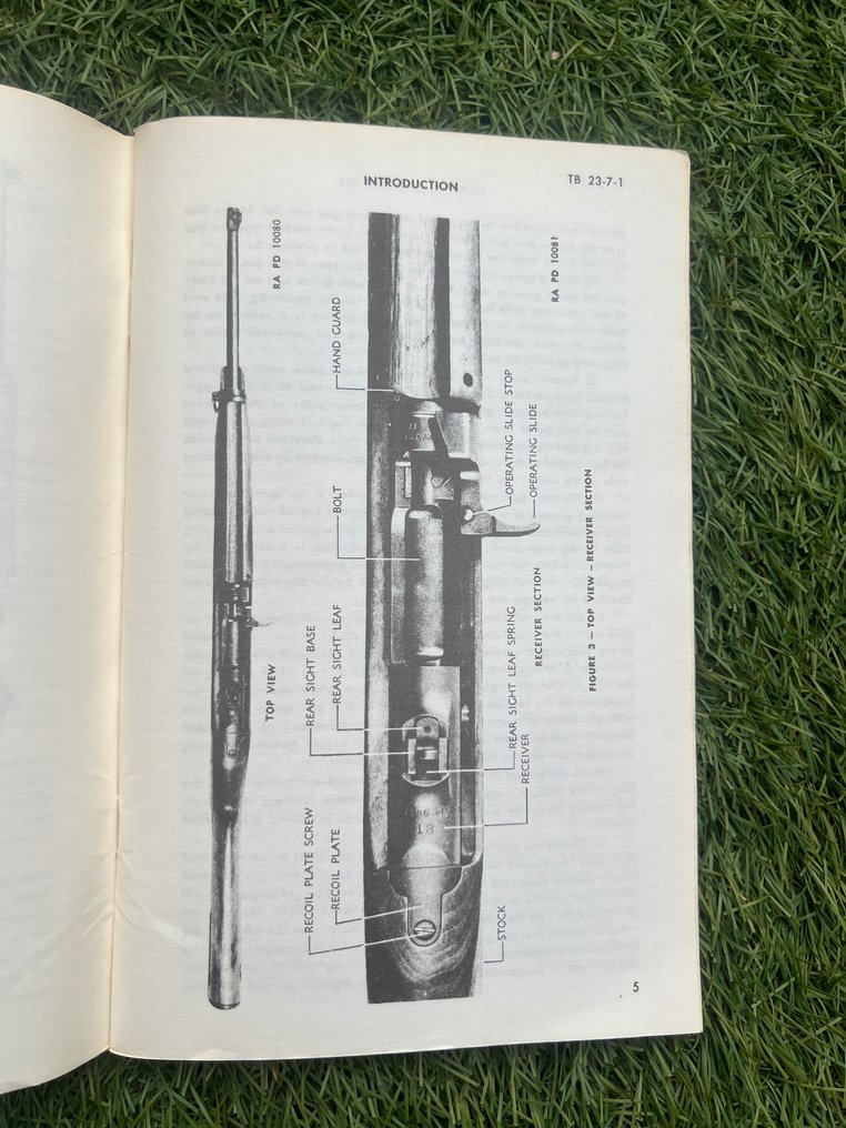 1st issue US M1 Carbine Ordnance Maintenance Manual - infantry - Airborne - beautiful plates, all technical details - 1942 #3.2