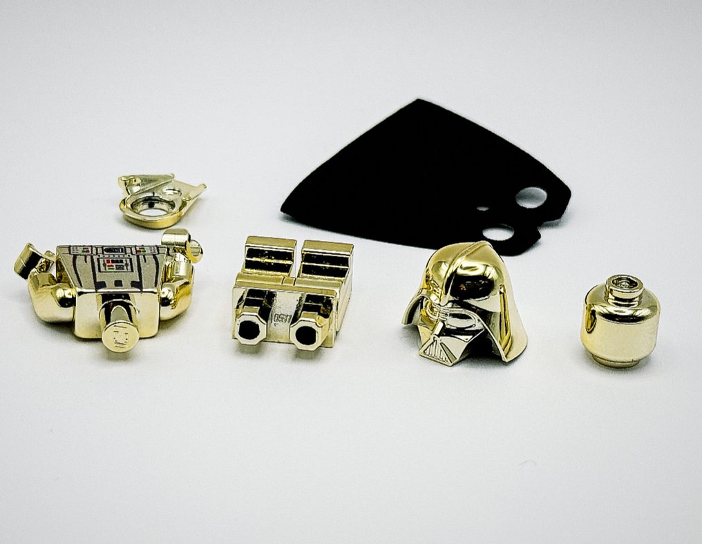 LEGO 小公仔 - Star Wars - Chrome Gold Darth Vader Star Wars Official Customized Lego Parts!! #3.2