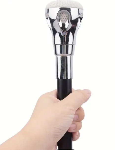 walking stick-gearstick=Withe Black Chrome - Luxury brands - Walking Stick SPECIAL Editions - 2024 #3.2