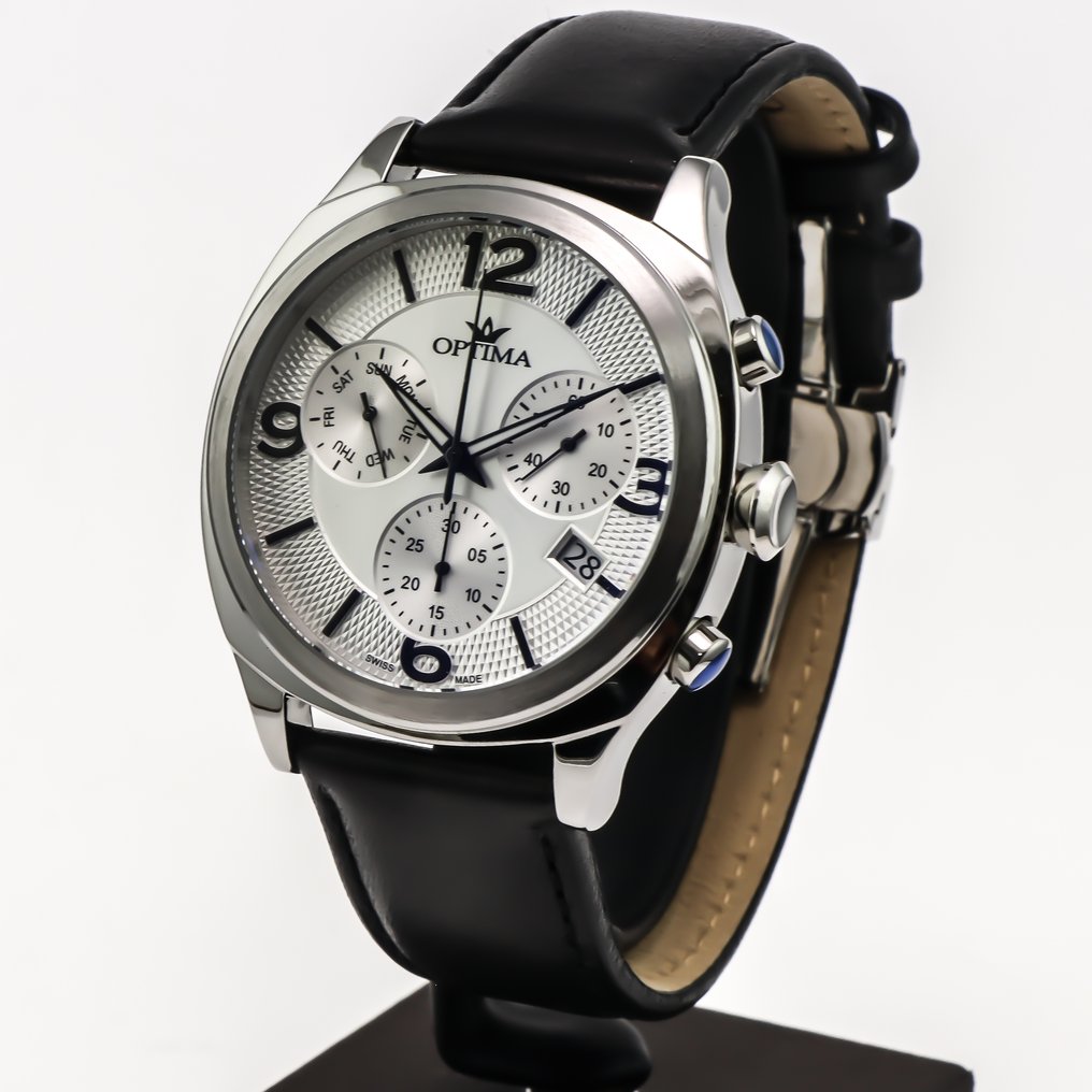 Optima - Swiss Chronograph - OSC449-SL-1 - Nincs minimálár - Férfi - 2010-2020  #1.0