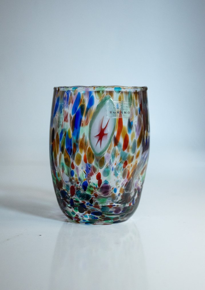 Ribes Atelier Murano - Mariana Iskra - Conjunto de copos de bebidas diversas (6) - Presente de Natal com Frete Grátis - Vidro Murano - Sem produção em massa #1.0