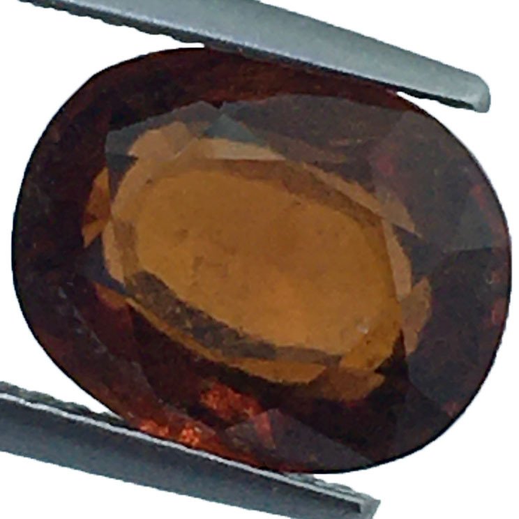 No reserve price - 1 pcs  Brown, Orange Hessonite  - 5.70 ct - International Gemological Institute (IGI) - NATURAL GARNET #1.0