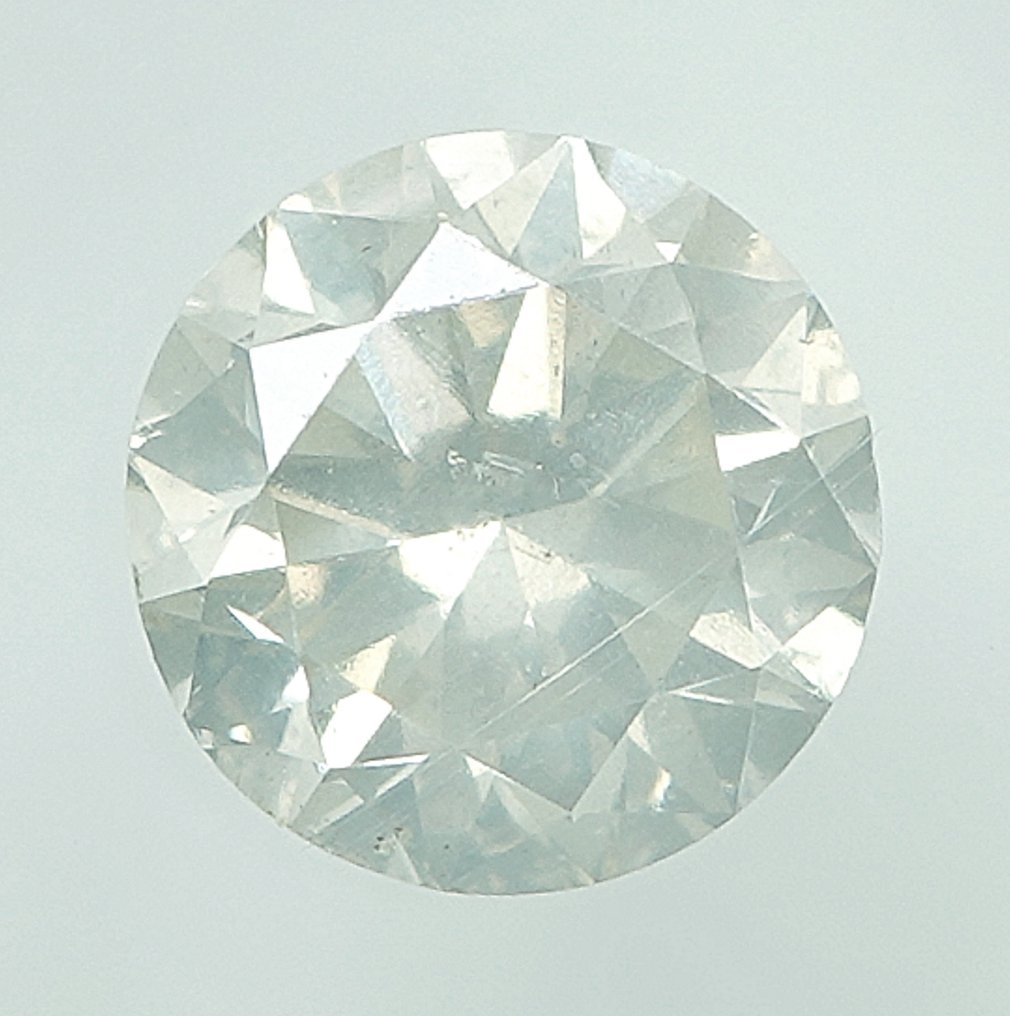 χωρίς τιμή ασφαλείας - 1 pcs Διαμάντι (Φυσικό) - 0.32 ct - H - I1 - Gem Report Antwerp (GRA) #1.0