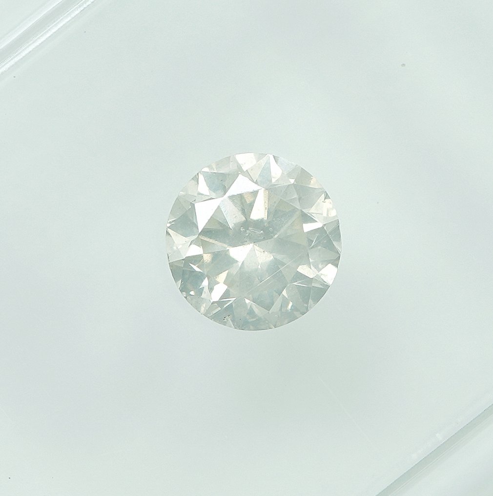 χωρίς τιμή ασφαλείας - 1 pcs Διαμάντι (Φυσικό) - 0.32 ct - H - I1 - Gem Report Antwerp (GRA) #2.1
