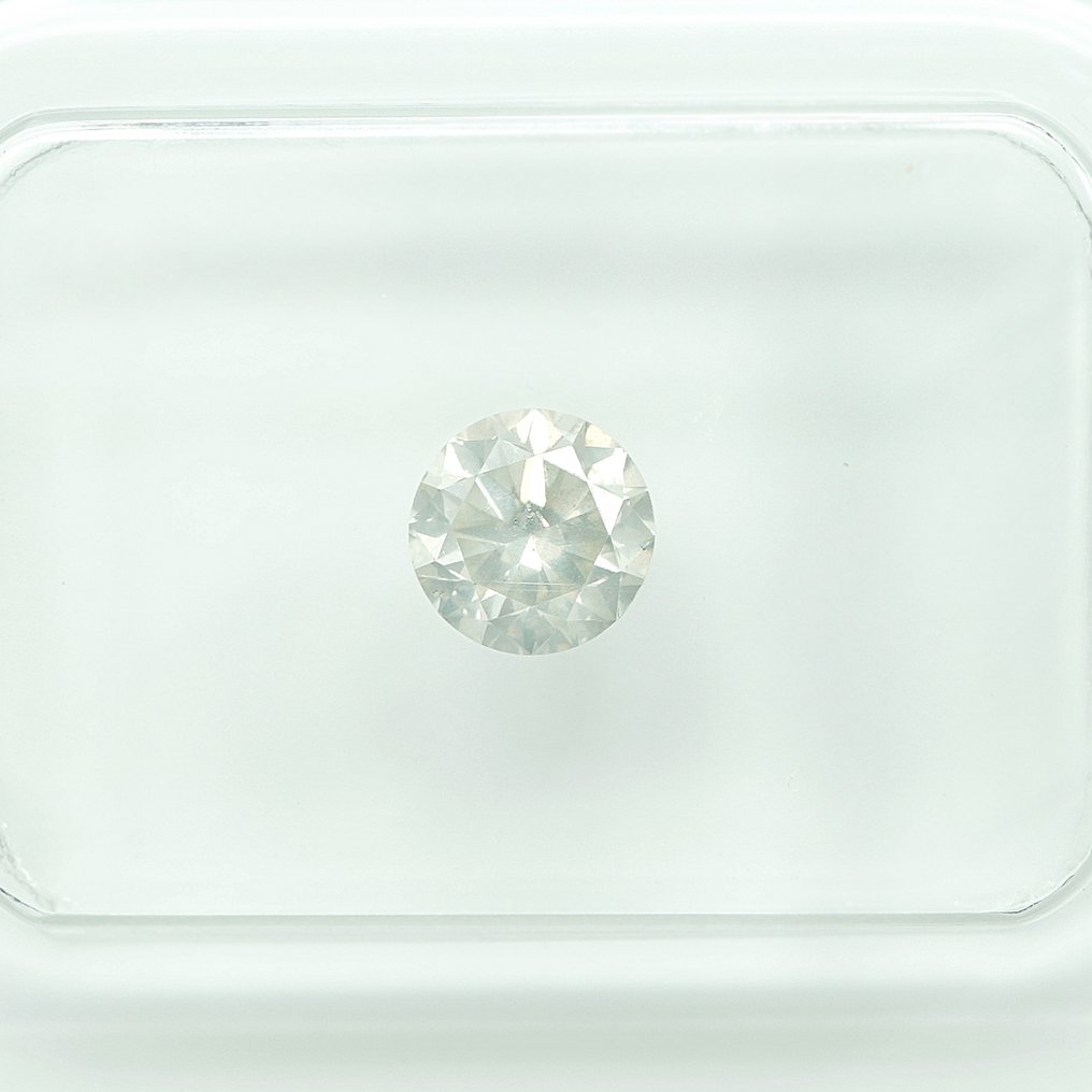 χωρίς τιμή ασφαλείας - 1 pcs Διαμάντι (Φυσικό) - 0.32 ct - H - I1 - Gem Report Antwerp (GRA) #4.3