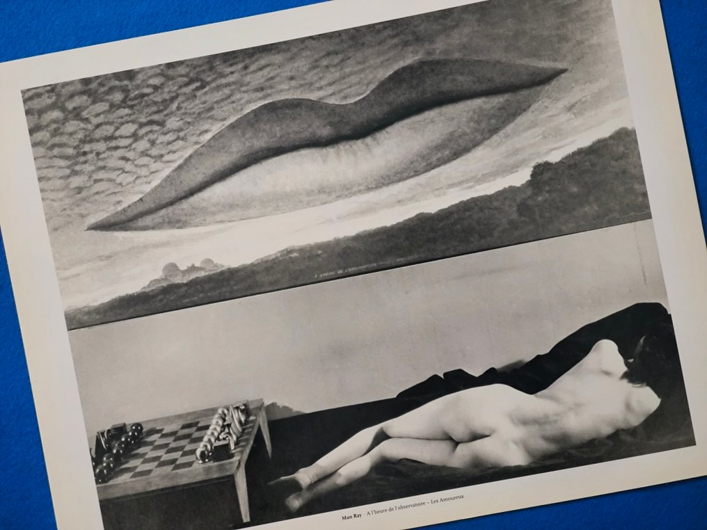 Man Ray (Emmanuel Radnitzky) - A l'Heure de l'observatoire: Les amoureux, 1936 #2.1