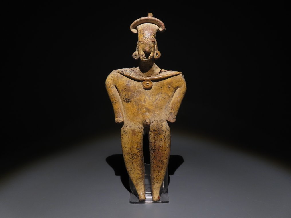 科利马，西墨西哥 Terracotta 图。公元前100年至公元250年。19.7厘米 高度。西班牙进口许可证。 #1.0