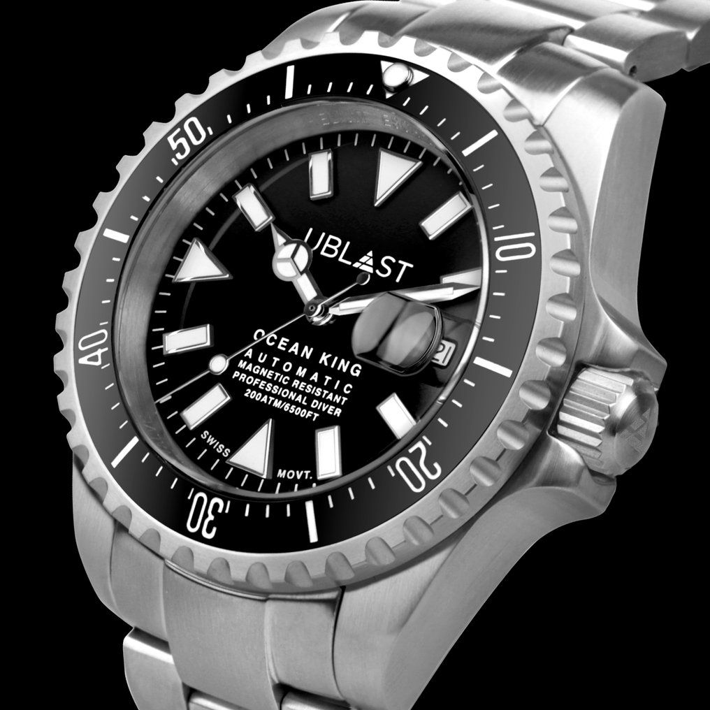Ublast - Ocean King - Professional Diver - UBOK45200BL- Automatic Swiss - Men - 2025 #1.0