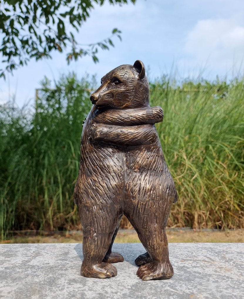 Αγαλματίδιο - Knuffelende beren - Μπρούντζος #2.1