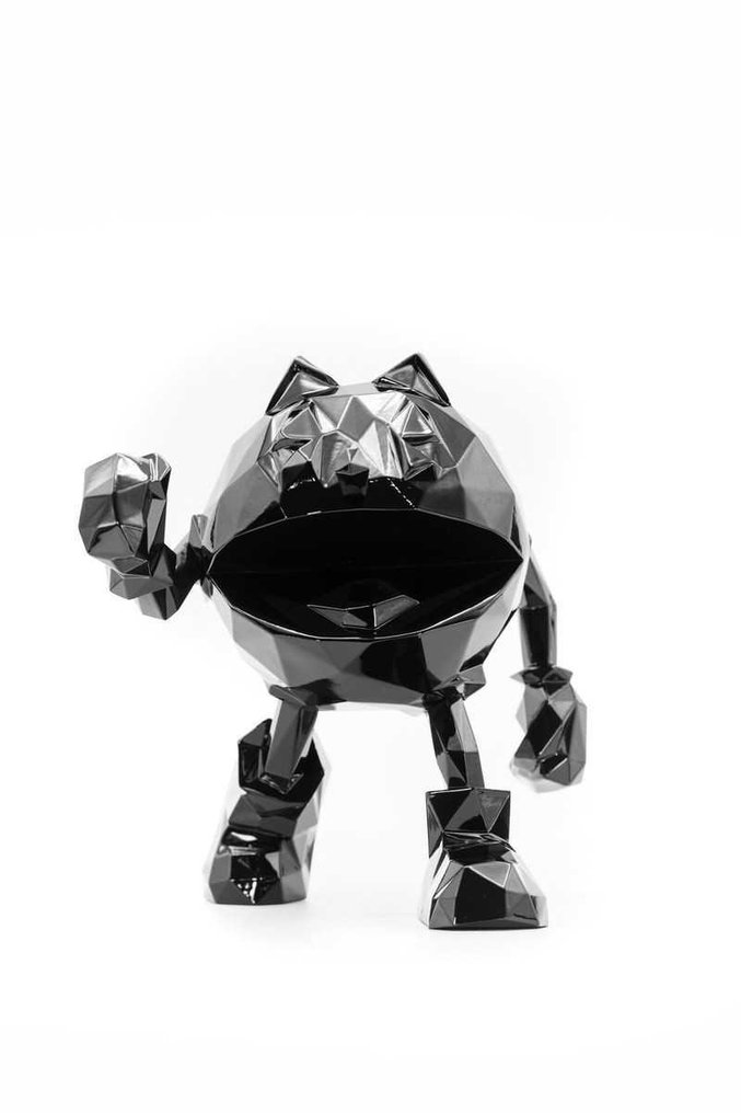 Richard Orlinski (1966) - 2 x Pac-Man : Glossy Black and YELLOW #4.3