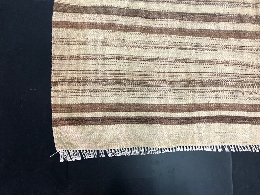 Neutral Turkish Stripe Kilim Matta - Matta - 300 cm - 152 cm #4.3