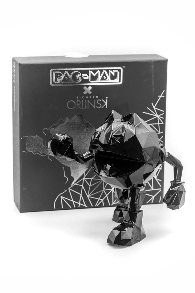 Richard Orlinski (1966) - 2 x Pac-Man : Glossy Black and YELLOW #1.0