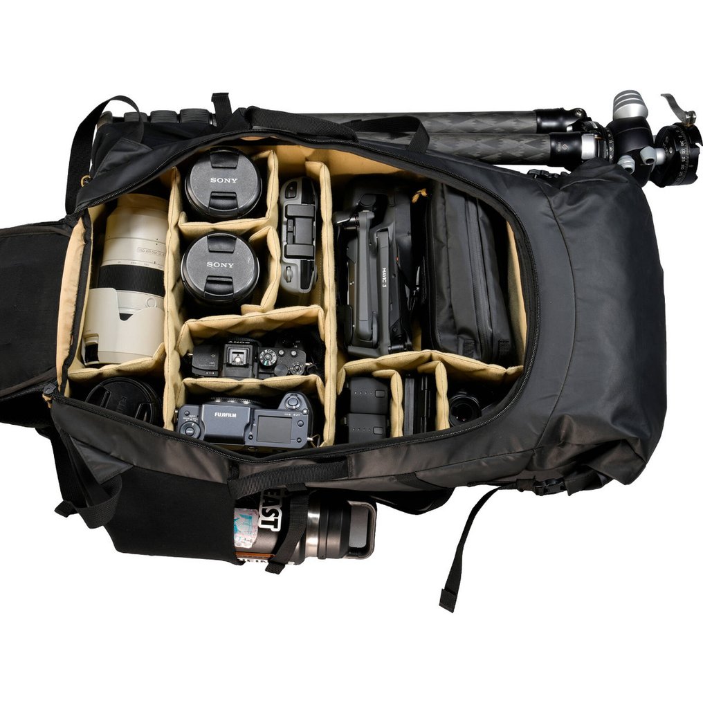 PolarPro Boreal Backpack 50L Zwart + PolarPro Regenhoes - (7946) Τσάντα φωτογραφικής μηχανής #2.1