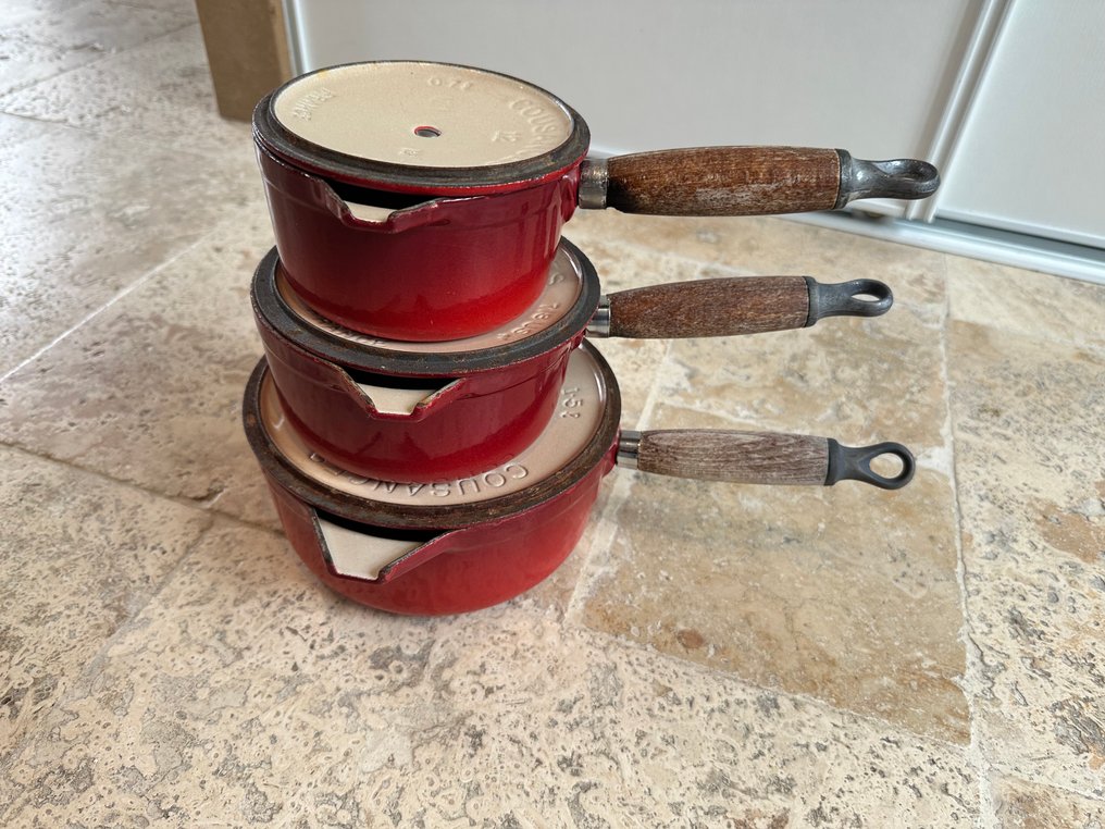 Le Creuset Saucepan (6) Cast iron Pan set Catawiki