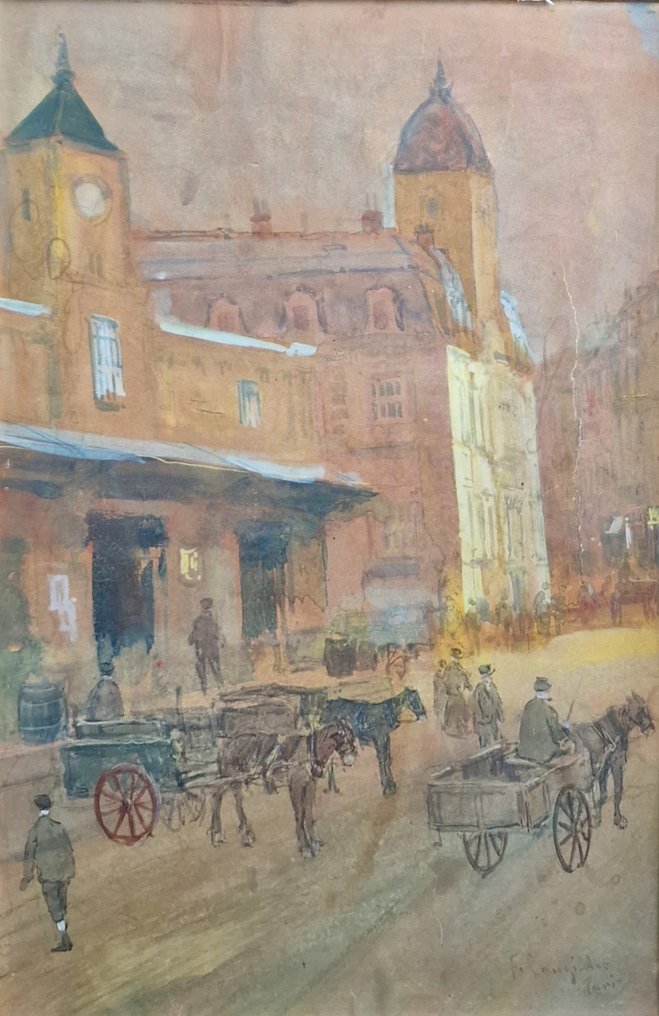 Francesco Cangiullo(1884-1967) - Parigi #1.0