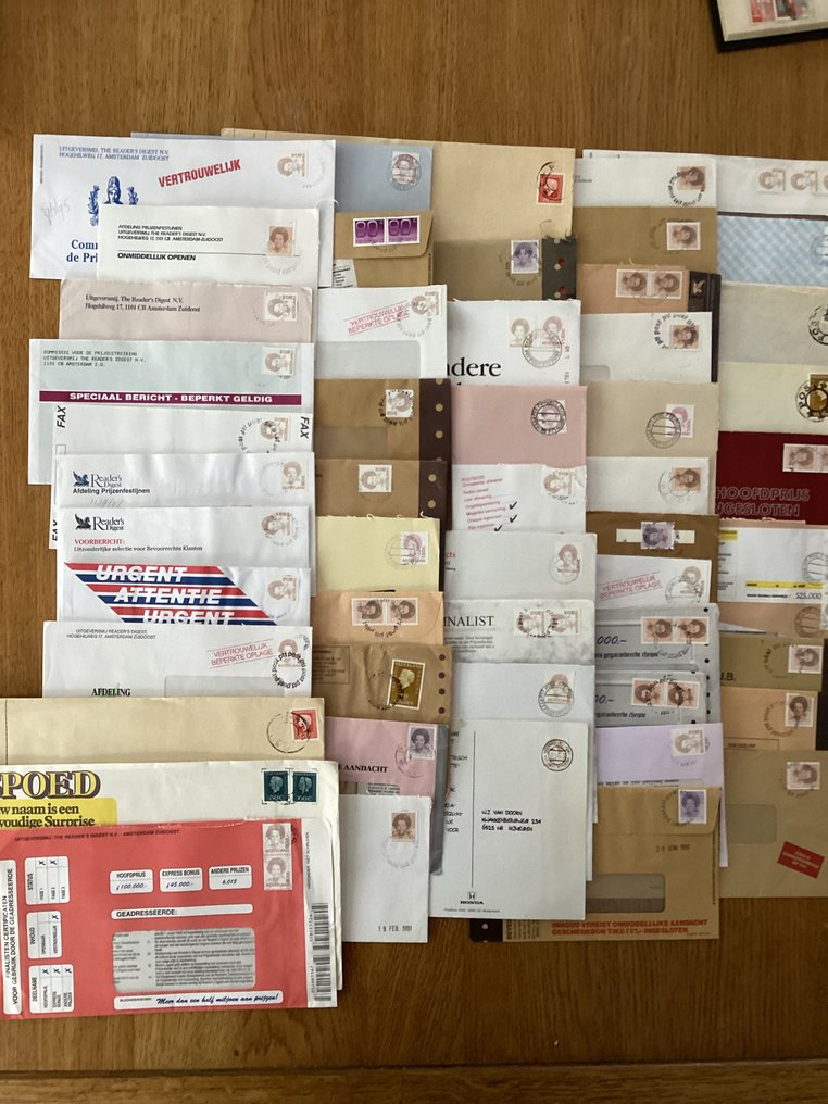 Netherlands Roller/machine stamps, only used by and for direct