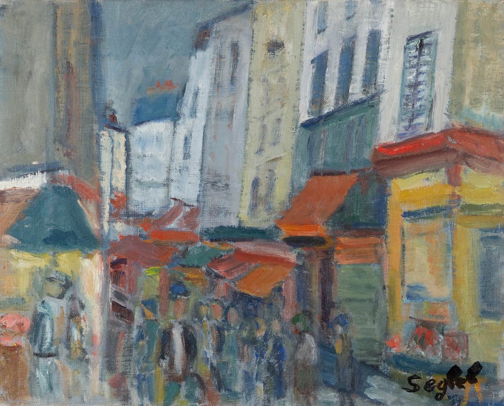 Lyne Seybel (1919-2009) - Paris, la rue Mouffetard #1.0
