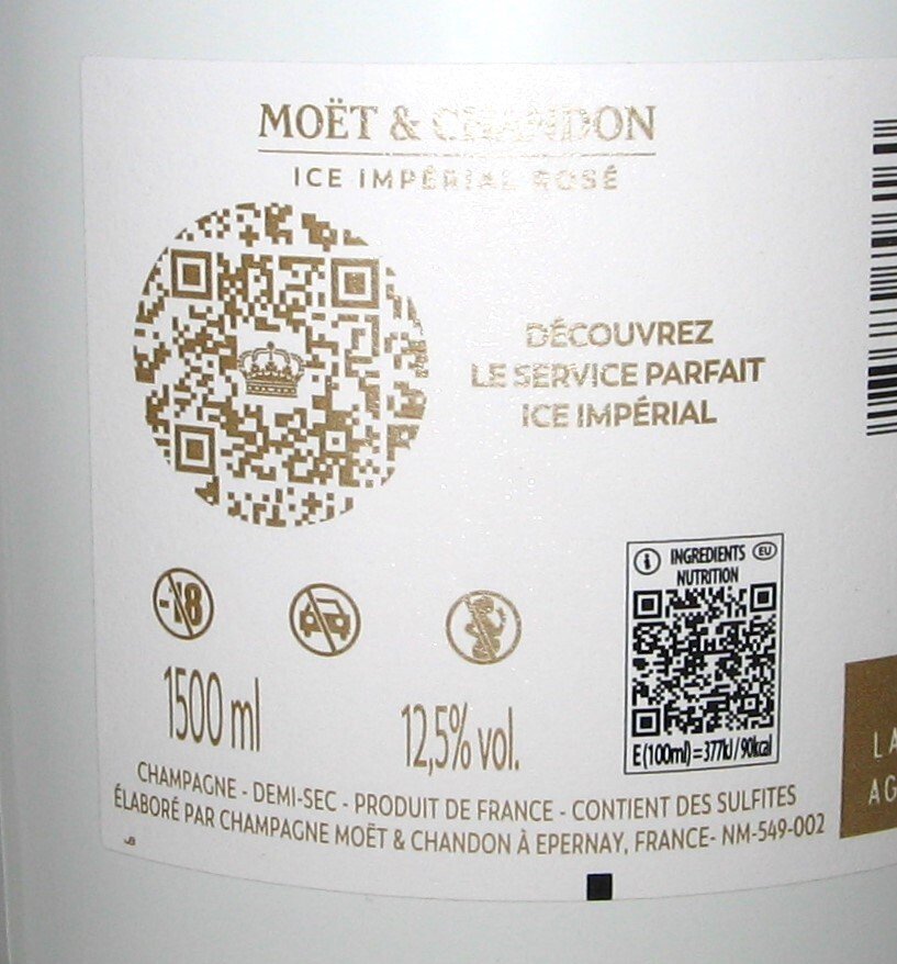 Moët & Chandon, Ice Impérial Rosé - Champagne Demi-Sec - 1 Magnum (1,5 L) #3.2