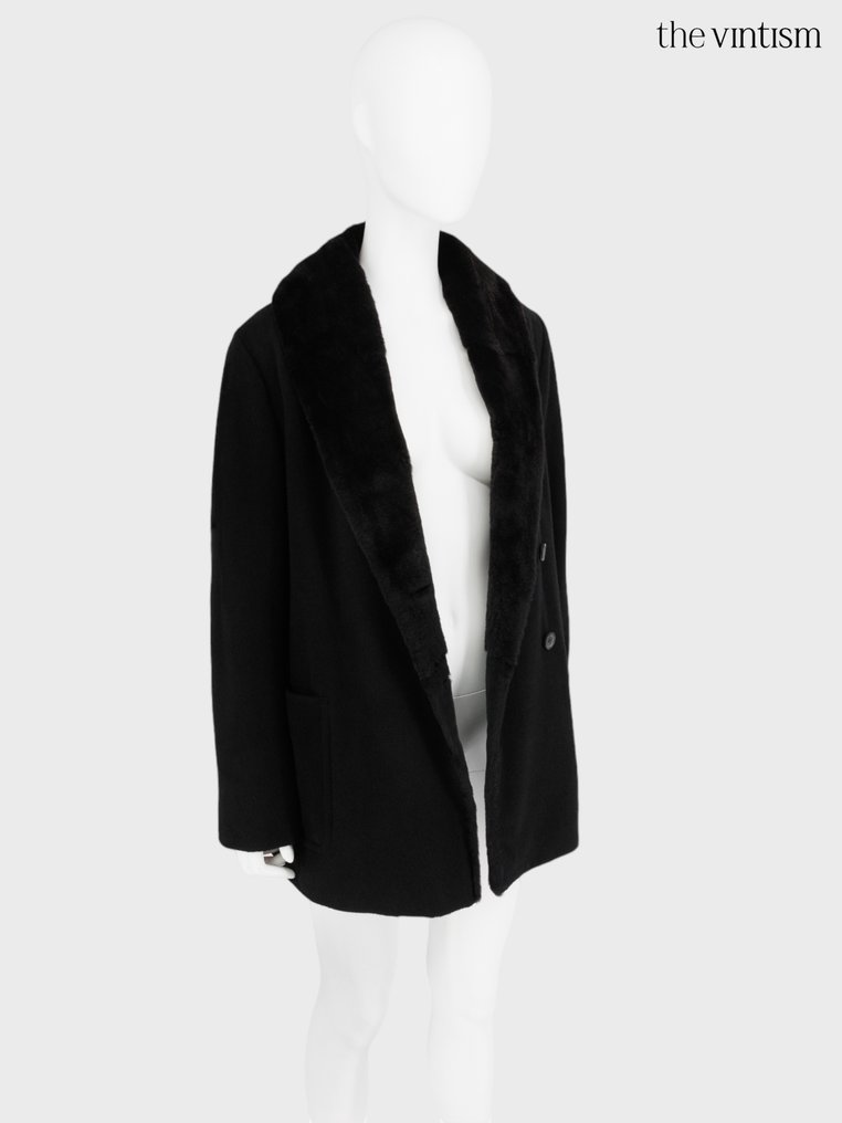 Jil Sander Pure Cashmere & Mink Fur RRP6900 Coat auction online