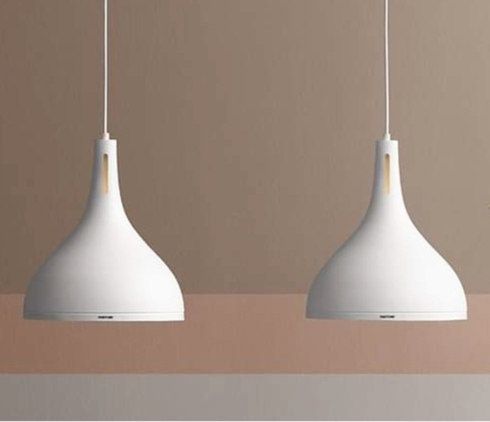 e3light - Color experts PANTONE - 吊灯 (2) - Castor 25 - 白色 - 金属 - 2件 - 不设底价 #1.0