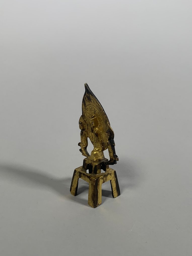 Bronze Ancient China - boddhisattva -  Époque Wei (386-534) - 12 cm #3.2