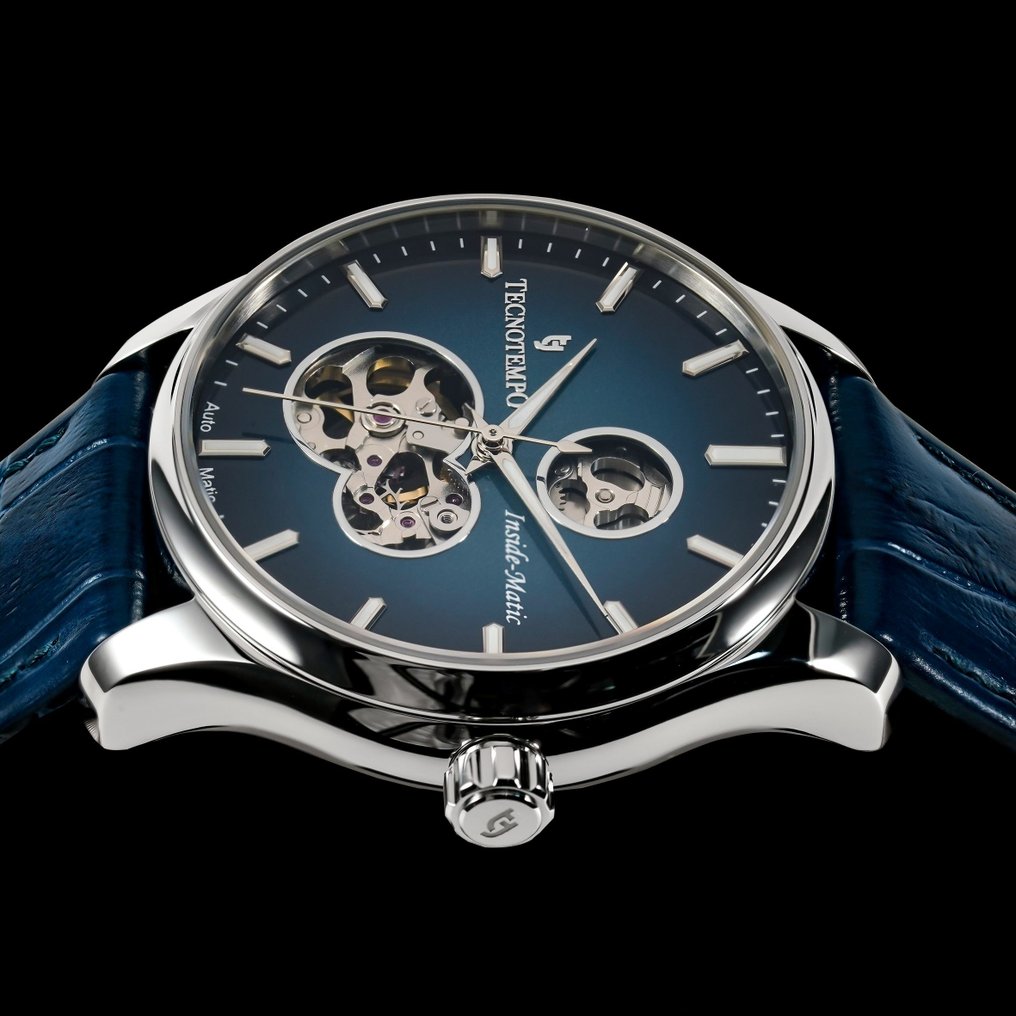 Tecnotempo - "Inside Matic" - Automatic - Blue Dial - - TT.IM.BL - Herre - 2020+ #3.2
