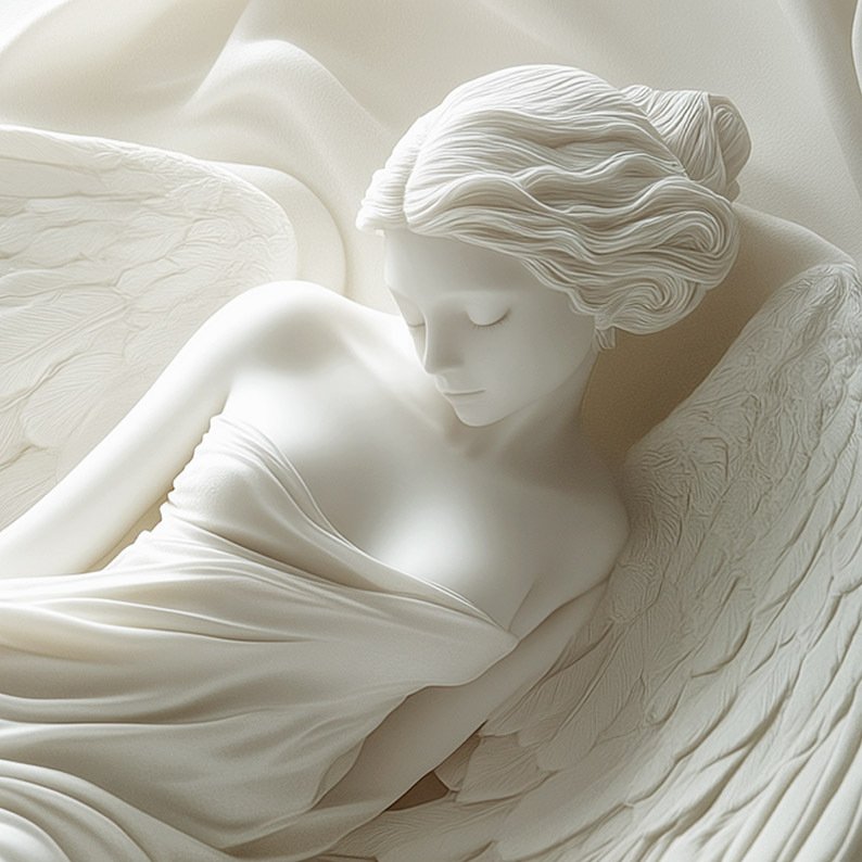 Artxlife - Angel White Silk Sleeping [XXL] #3.2