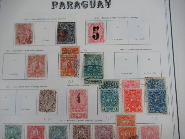 Παραγουάη - Προηγμένη συλλογή γραμματοσήμων #1.0