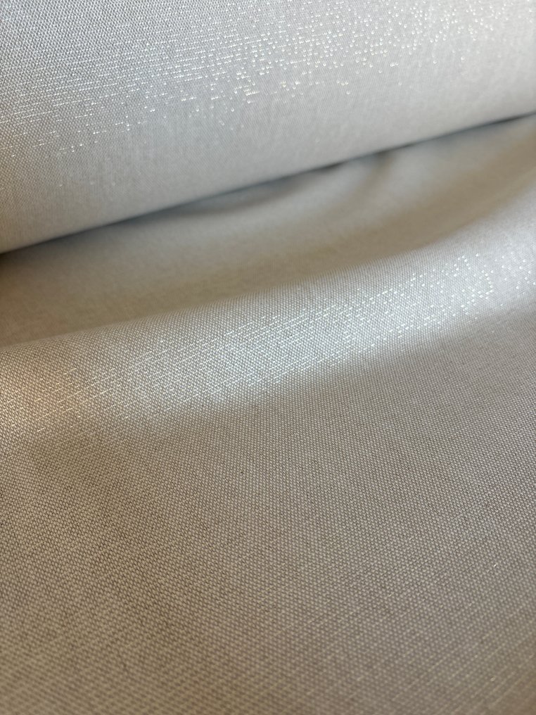 Solid color furniture and upholstery fabric in tortora color with gold Lurex. - Upholstery fabric - 300 cm - 280 cm #3.2