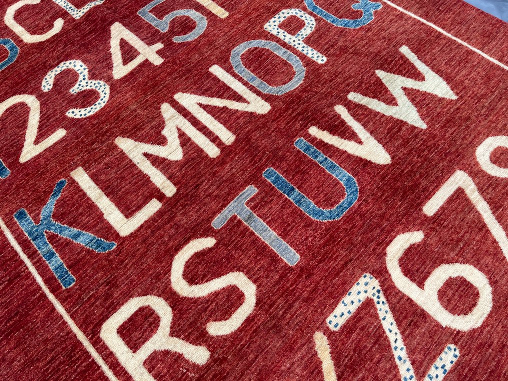 Afghan art deco design - new - hand-knotted - unused - wool - Carpet - 235 cm - 165 cm #3.2