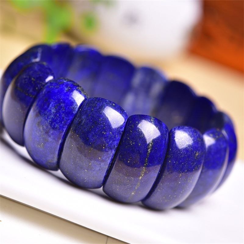 Lapis lazuli - Lapislázuli - Armbånd - Lapis Lazuli armbånd #1.0