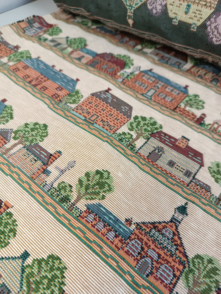 Textile - 400 cm - 140 cm - Resounding tapestry by my hand, my death. #2.1