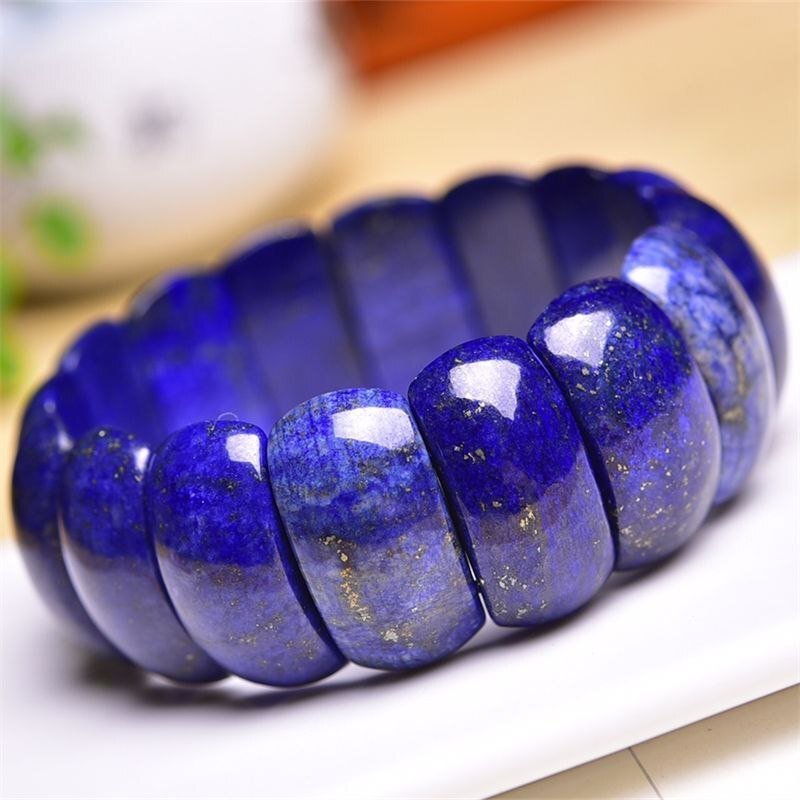 Lapis lazuli - Lapislázuli - Armbånd - Lapis Lazuli armbånd #1.0